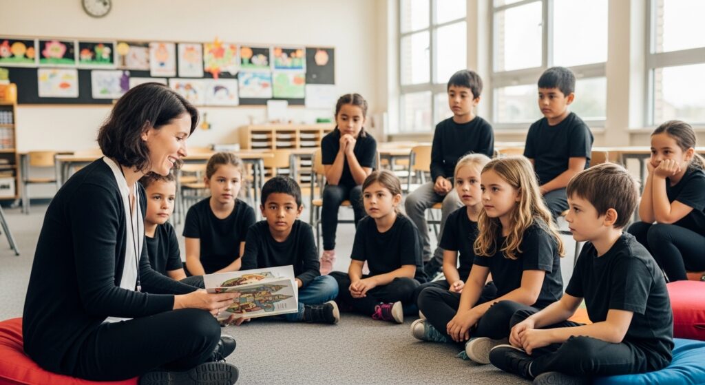 kinder lernen durch geschichten klassenzimmer