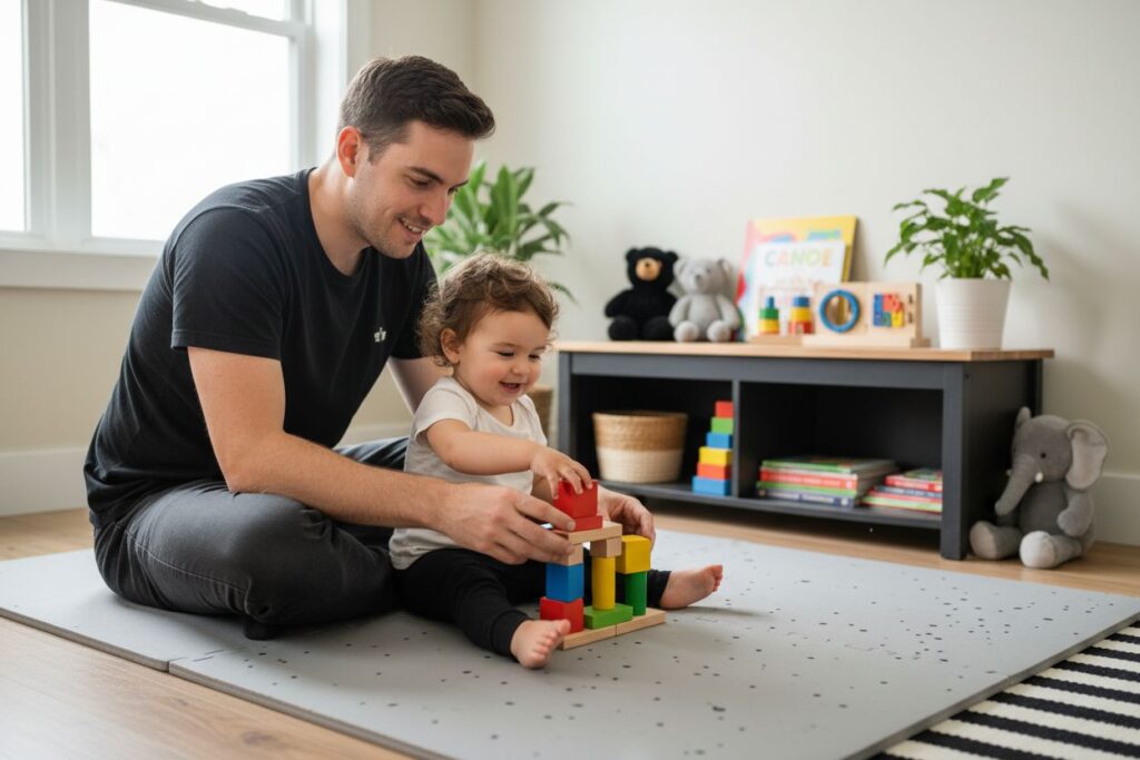 spielen mit kindern unter 3, kreative aktivitäten