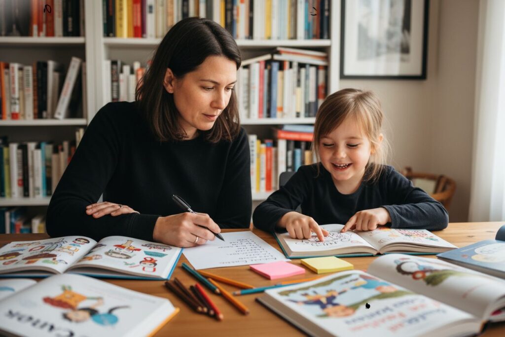 kinderbuch namen, brainstorming, kind