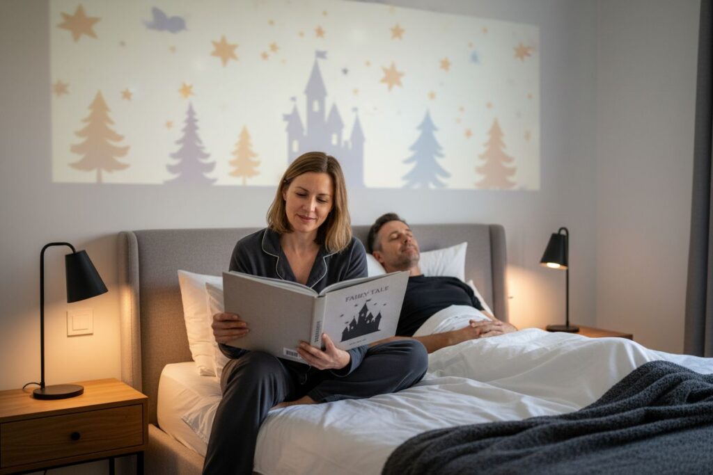 Erwachsene lesen Märchen zum Einschlafen