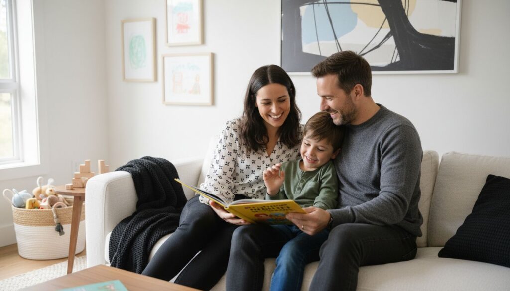 Familie emotionale Bindung