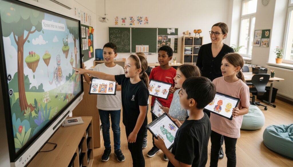 KI Kindergeschichten Klassenzimmer