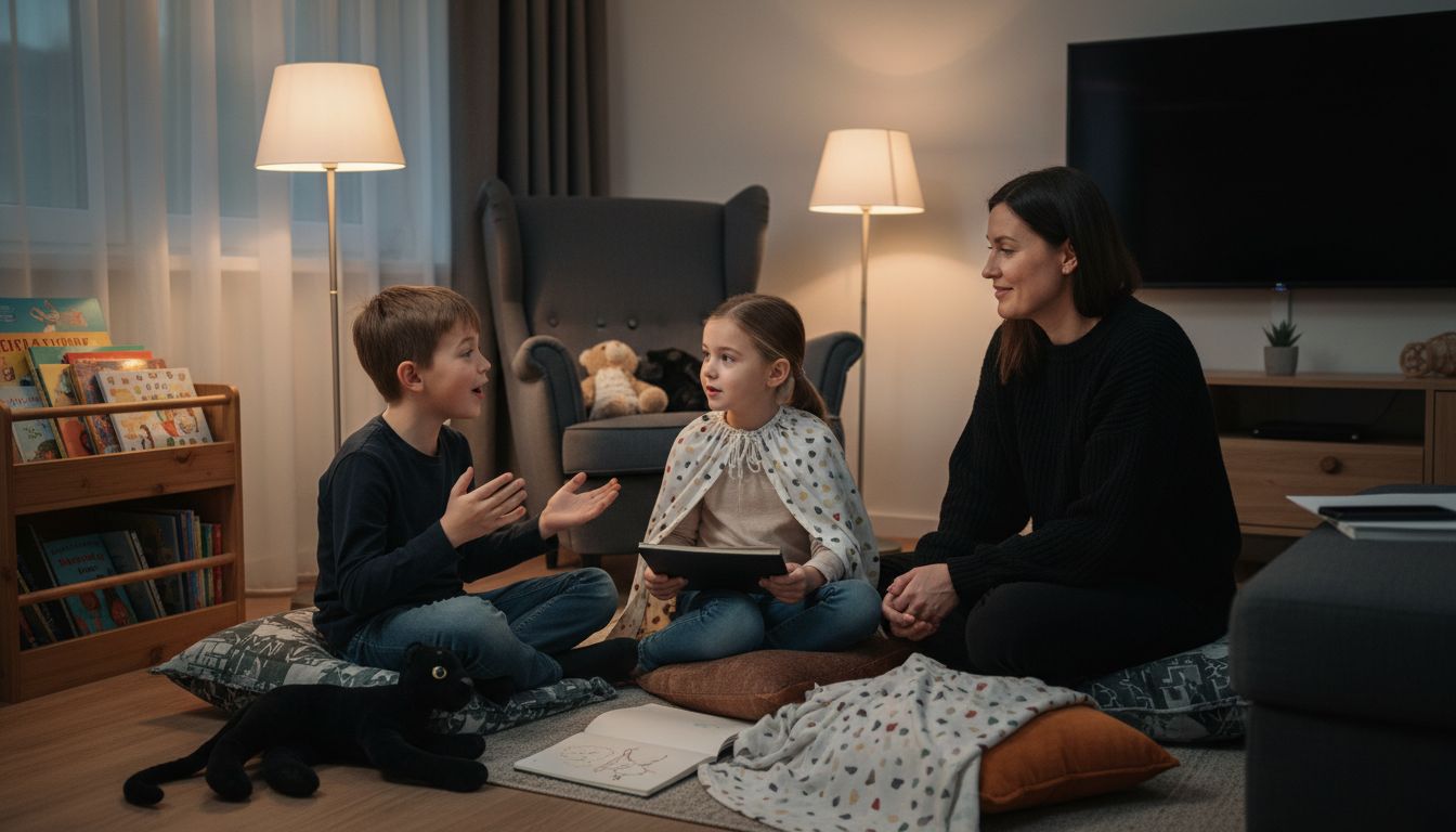 kreativer erzählraum familie