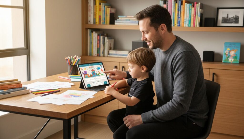 Eltern gestalten personalisierte Geschichten