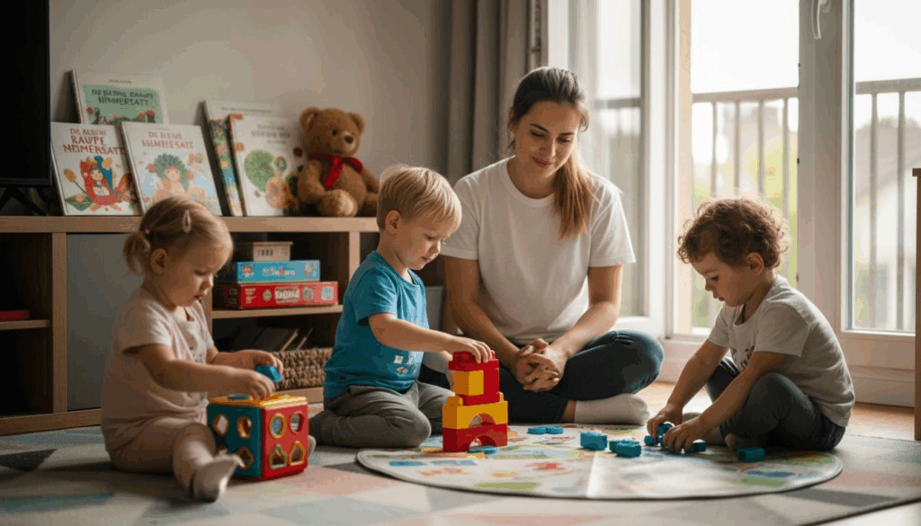 Vorschulkinder entdecken spielerisch die Welt mit Sortierspielen