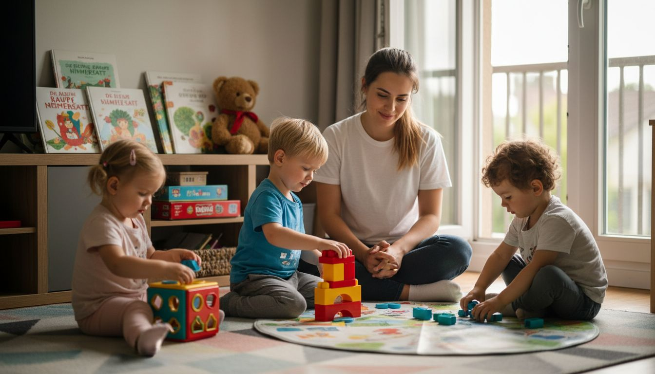 Vorschulkinder entdecken spielerisch die Welt mit Sortierspielen
