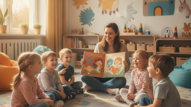 Kurze lustige Kindergeschichten für Kindergarten