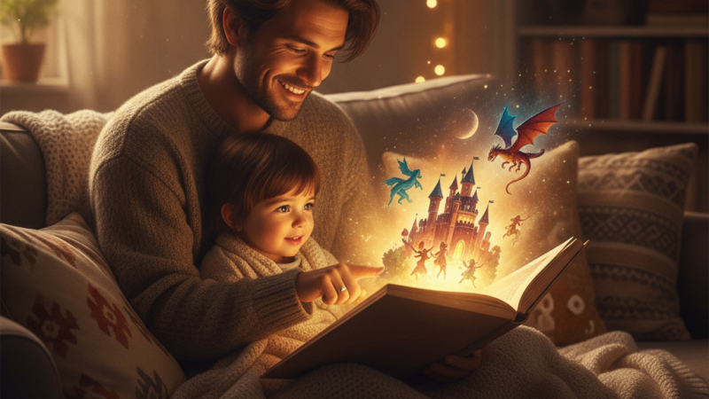 wie kann ich meinem Kind Geschichten vorlesen lassen