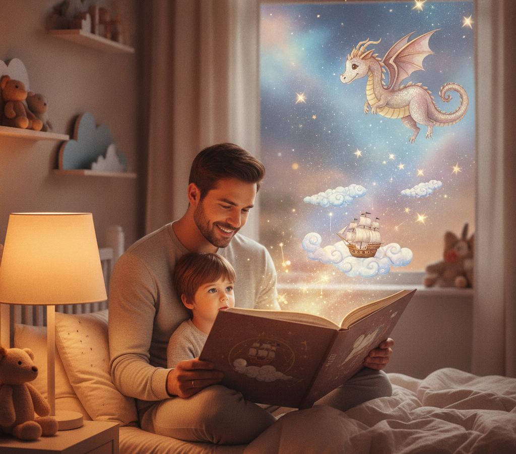 gute nacht geschichten für kinder selbst erfinden tipps