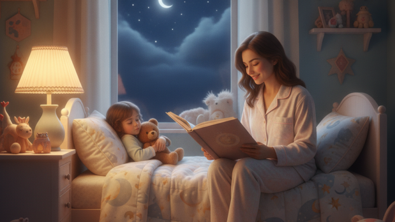 wie lange sollte eine gute nacht geschichte für kinder sein
